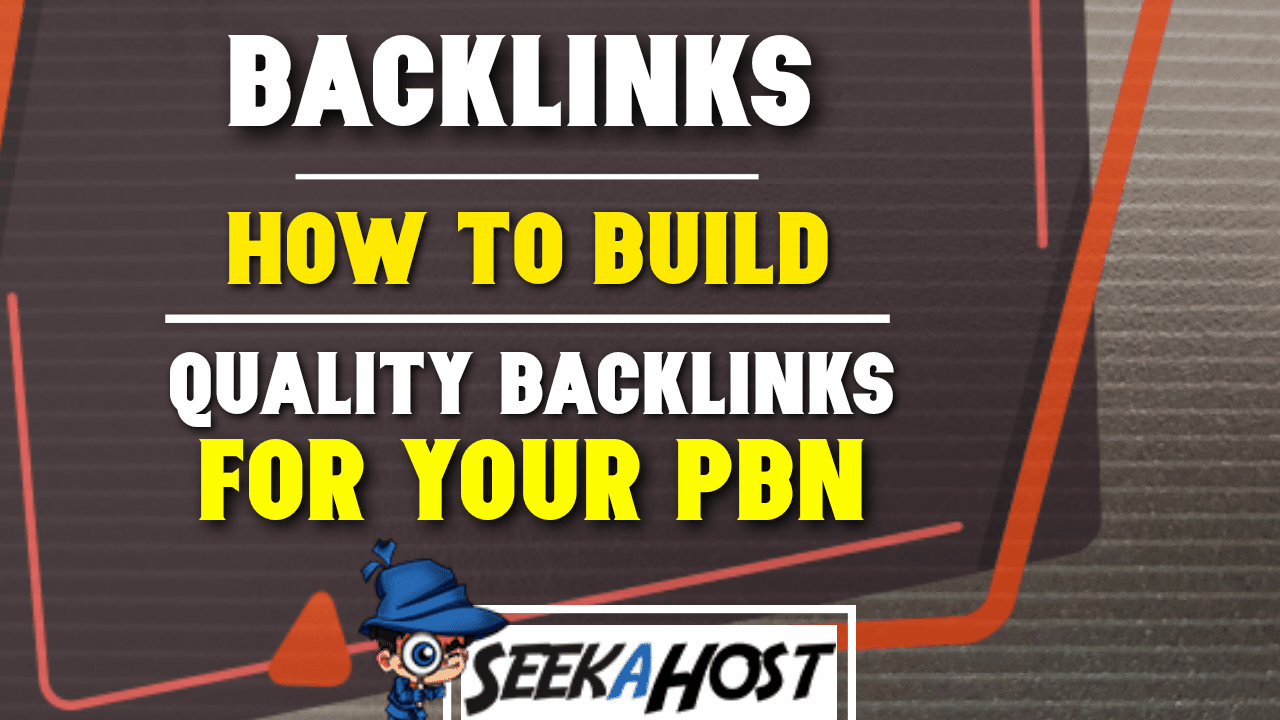 building quality backlinks for PBN