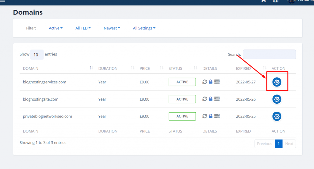 seekapanel easy nameserver updating