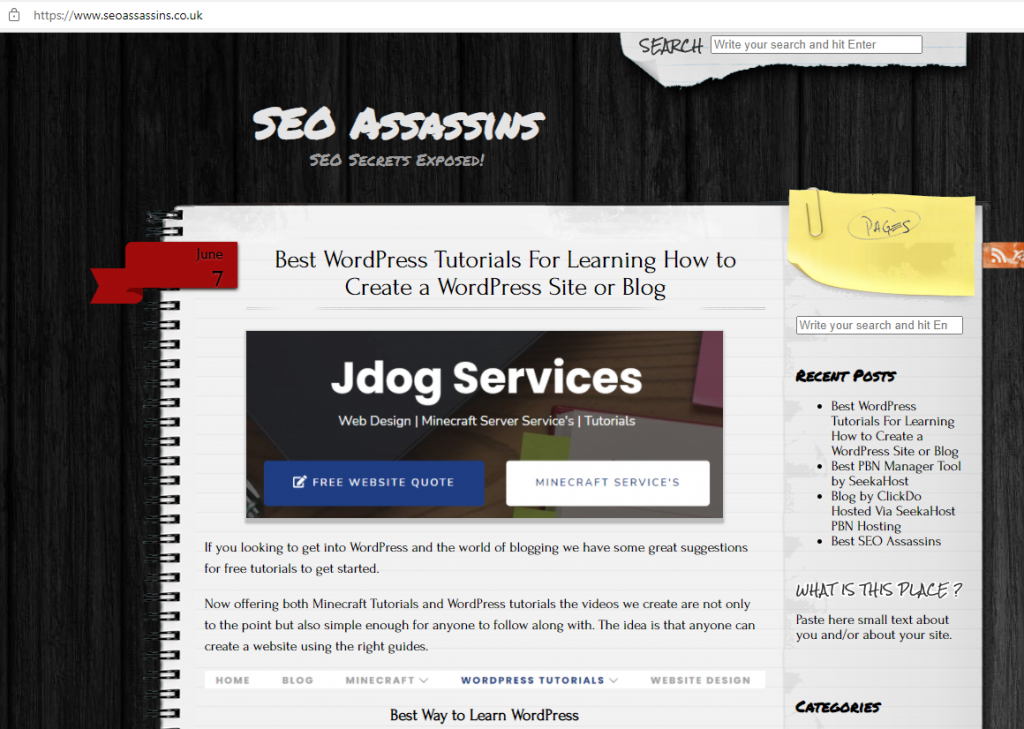 SEO-Assassins-PBN-Site