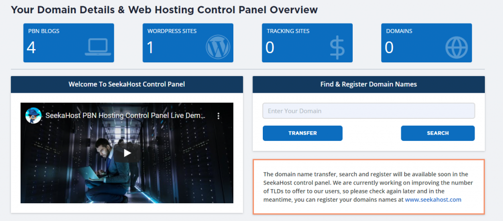 changing nameservers on seekapanel