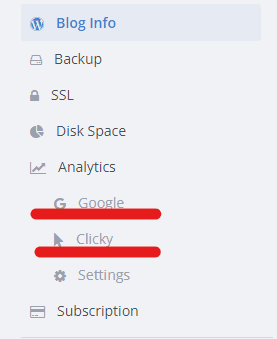 add Clicky analytics