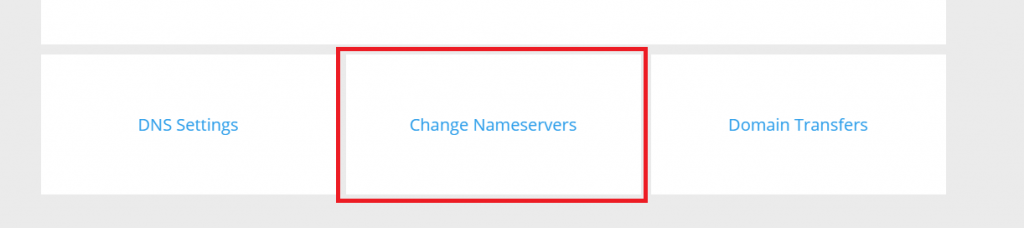 change names.co.uk nameservers