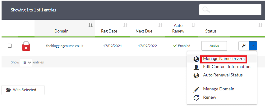 exabytes nameservers