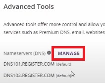 register.com nameservers