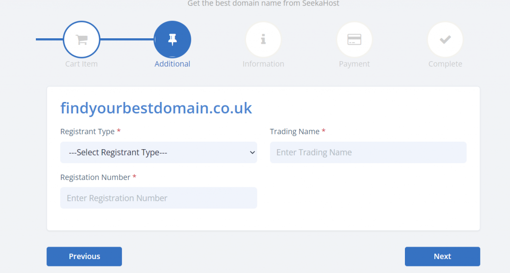 register a uk domain and registration requirments
