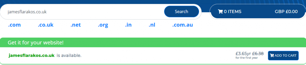 requirements for co.uk domain