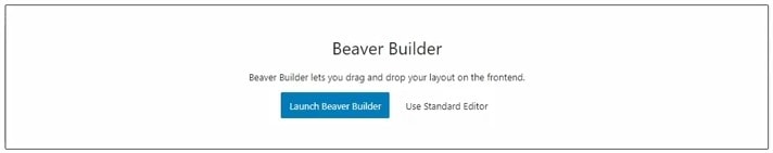 beaver builder for WordPress to create a WordPress website