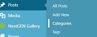 categories in WordPress, tutorials for beginners