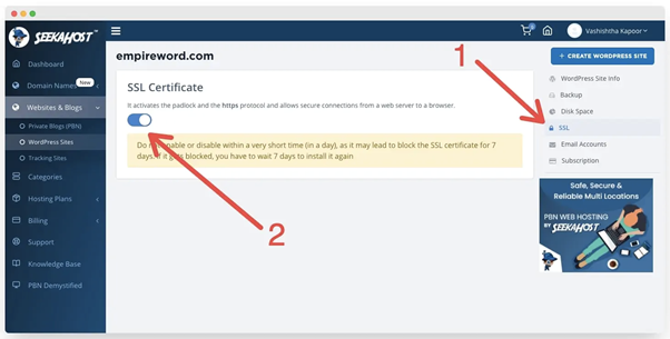 activate-SSL-certificate-for-domain