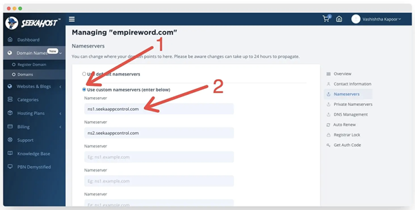 changing-nameservers-on-domain-name