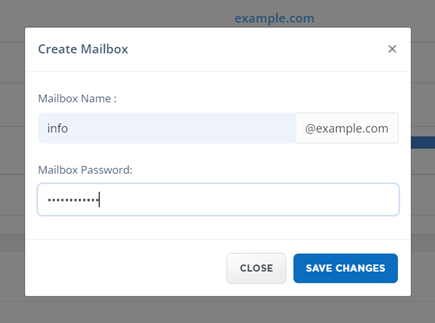 Managing email address