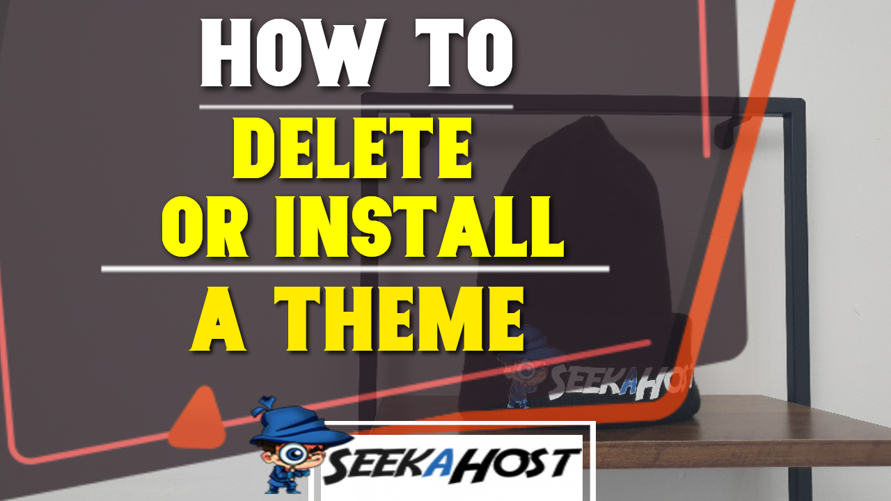 How to delete WordPress theme from website and Install a New theme