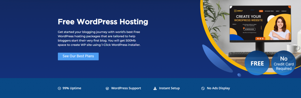 free WordPress hosting