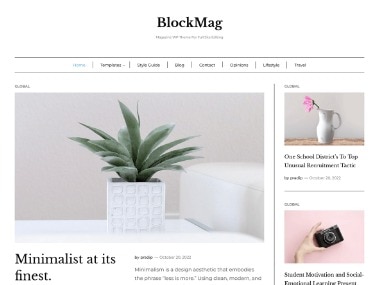 best free wordpress themes for private blogs blockmag theme