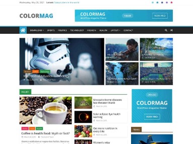 best free wordpress themes for private blogs colormag