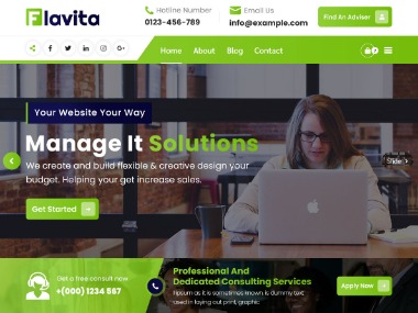 best free wordpress themes for private blogs flavita theme