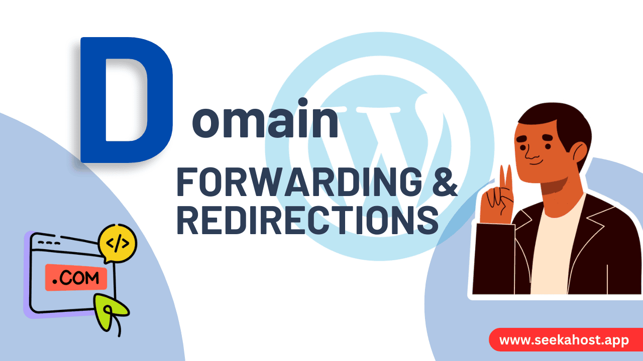 domain redirection or forwarding on seekahost.app