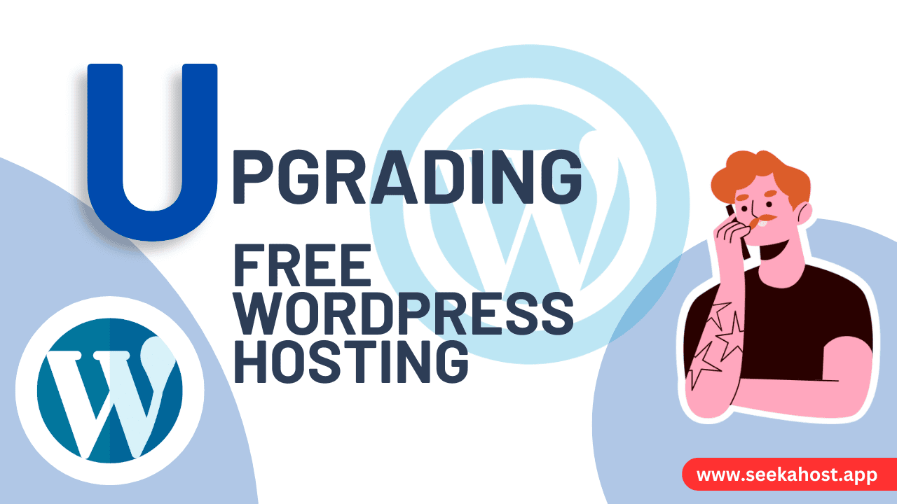 upgrading free wordpress hosting package