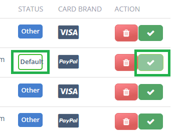 default payment option on seekahost